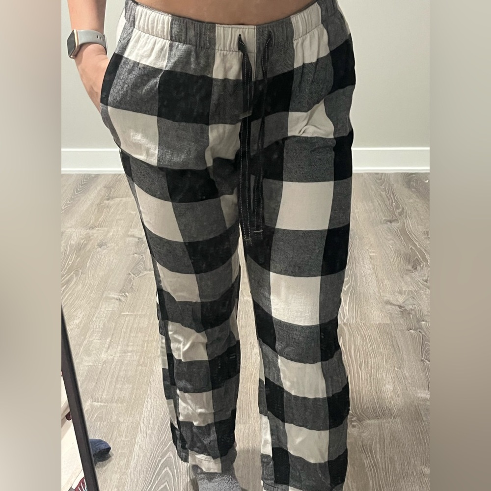 Black and White Pj Pants